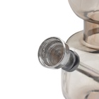 Бонг для курения, h=16 см, «Игральный кубик», акриловый, черный 10800553