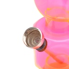 Бонг для курения, h=16 см, «Игральный кубик», акриловый, розовый 10800556