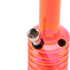 Бонг для курения, h=20 см, «Гармошка», акриловый, розовый 10800561