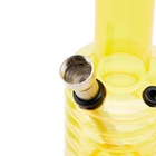 Бонг для курения, h=20 см, «Гармошка», акриловый, желтый 10800563