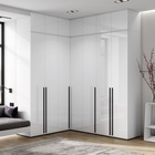 Шкаф угловой «Норд», двухстворчатый, 906×906×2236 мм, цвет белый глянец - Фото 4