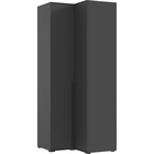 Шкаф угловой двухстворчатый «Норд», 906×906×2236 мм, цвет графит - Фото 1