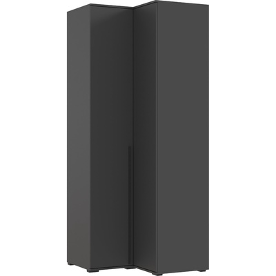 Шкаф угловой двухстворчатый «Норд», 906×906×2236 мм, цвет графит