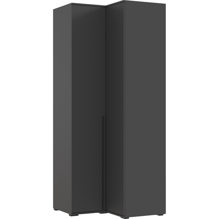 Шкаф угловой двухстворчатый «Норд», 906×906×2236 мм, цвет графит - Фото 1