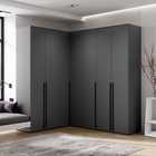 Шкаф угловой двухстворчатый «Норд», 906×906×2236 мм, цвет графит - Фото 3