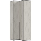 Шкаф угловой двухстворчатый «Норд», 906×906×2236 мм, цвет крафт белый - Фото 1