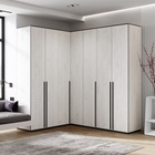 Шкаф угловой двухстворчатый «Норд», 906×906×2236 мм, цвет крафт белый - Фото 3