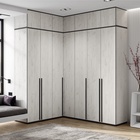 Шкаф угловой двухстворчатый «Норд», 906×906×2236 мм, цвет крафт белый - Фото 4