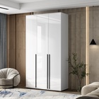 Шкаф прямой трёхстворчатый «Норд», 1200×510×2236 мм, белый глянец - Фото 1