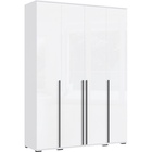 Шкаф четырехстворчатый «Норд», 1600×510×2236 мм, цвет белый глянец - Фото 1