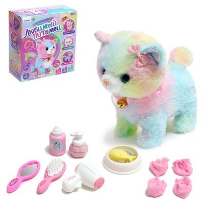 Уценка Интерактивная игрушка «Любимый питомец», звук, реагирует на касание, МИКС
