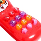 Телефончик музыкальный «Добрый друг», световые эффекты, озвучка, работает от батареек, уценка 10847382