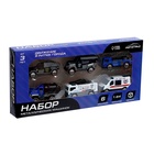 УЦЕНКА Набор металлических машин «Полиция», 6 штук 10847386