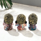 Набор фигурок полистоун TAKE IT EASY «Будда: не вижу, не слышу, не говорю», 4.5×5×9 см, 3 шт. - Фото 4