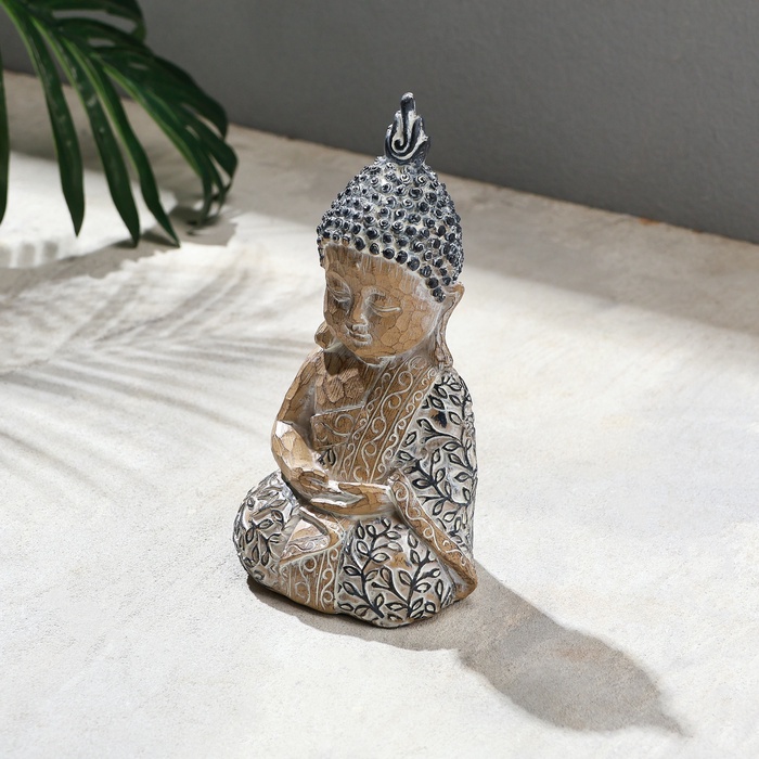 Фигурка полистоун TAKE IT EASY «Будда: руки на коленях», 9×9.5×17 см - Фото 1