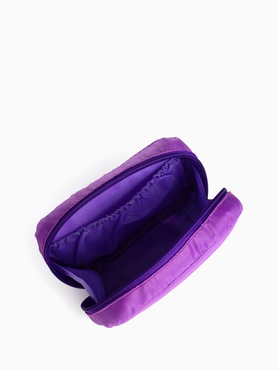 Косметичка на молнии, цвет фиолетовый