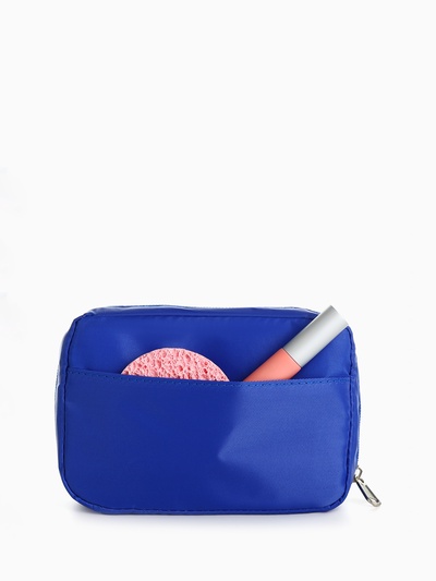 Косметичка на молнии, цвет синий