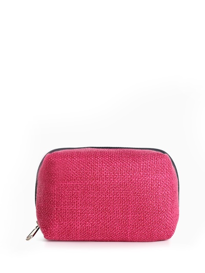 Косметичка на молнии, цвет розовый