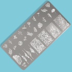 Пластина для стемпинга металлическая «Цветочная поляна», 12×6 см - Фото 3