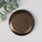 Подставка для благовоний полистоун «Рука - Чин мудра», бронза, 9.8×9.8×1 см - Фото 3