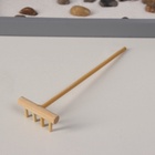 Японский сад камней настольный «Дзен. Ганеша у храма», с набором аксессуаров, колокольчик, 16×22×18.5 см - Фото 5