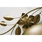 Декор настенный, панно металл с зеркалом «Веточка с цветами», 64×149×8 см - Фото 6