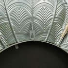 Декор настенный с зеркалом «Цветок с тиснением», панно металл под золото, 69×79×7 см - Фото 5