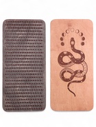 Садху, доска с гвоздями из дерева, для йоги «Кобра», для начинающих, шаг 8 мм, 14×30 см - Фото 2