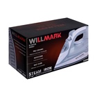 Утюг WILLMARK SI-2267CB, 2200 Вт, антипригарная подошва, 20 г/мин, 280 мл, бело-серый - фото 51709197 Утюг WILLMARK SI-2267CB, 2200 Вт, антипригарная подошва, 20 г/мин, 280 мл, бело-серый - фото 51709197