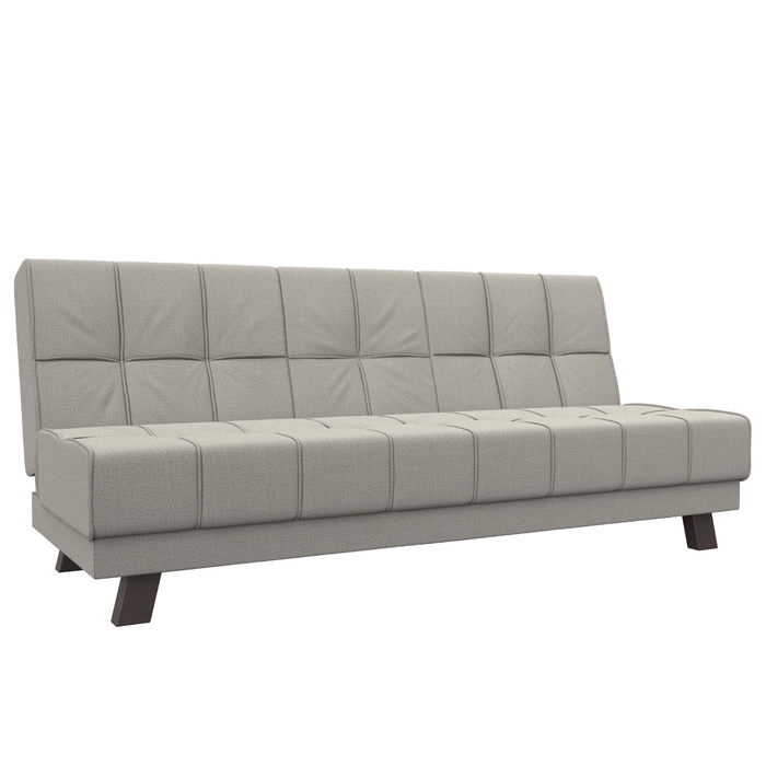 Прямой диван «Винсент», ППУ, механизм книжка, рогожка, цвет амур бежевый - Фото 1