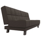 Прямой диван «Винсент», ППУ, механизм книжка, рогожка, цвет амур коричневый - Фото 6