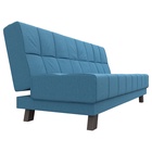 Прямой диван «Винсент», ППУ, механизм книжка, рогожка, цвет амур голубой - Фото 6