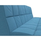 Прямой диван «Винсент», ППУ, механизм книжка, рогожка, цвет амур голубой - Фото 4