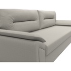 Прямой диван «Нэстор Лайт», ППУ, механизм еврокнижка, рогожка, цвет амур бежевый - Фото 4