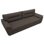 Прямой диван «Нэстор Лайт», ППУ, механизм еврокнижка, рогожка, цвет амур коричневый - Фото 5