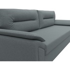 Прямой диван «Нэстор Лайт», ППУ, механизм еврокнижка, рогожка, цвет амур серый - Фото 4