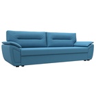 Прямой диван «Нэстор Лайт», ППУ, механизм еврокнижка, рогожка, цвет амур голубой - Фото 1