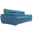 Прямой диван «Нэстор Лайт», ППУ, механизм еврокнижка, рогожка, цвет амур голубой - Фото 3