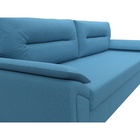 Прямой диван «Нэстор Лайт», ППУ, механизм еврокнижка, рогожка, цвет амур голубой - Фото 4