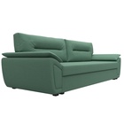 Прямой диван «Нэстор Лайт», ППУ, механизм еврокнижка, рогожка, цвет амур зелёный - Фото 4