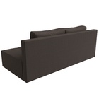 Прямой диван «Сан Марко», ППУ, механизм еврокнижка, рогожка, цвет амур коричневый  (артикул 10842527)  большой выбор товаров оптом и в розницу по низким ценам с доставкой