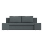 Прямой диван «Сан Марко», ППУ, механизм еврокнижка, рогожка, цвет амур серый  (артикул 10842528)  большой выбор товаров оптом и в розницу по низким ценам с доставкой