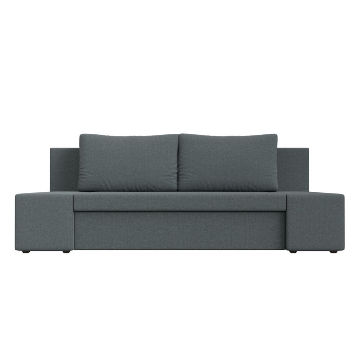 Диван прямой «Сан Марко», ППУ, механизм еврокнижка, рогожка, цвет амур серый