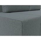 Прямой диван «Сан Марко», ППУ, механизм еврокнижка, рогожка, цвет амур серый  (артикул 10842528)  большой выбор товаров оптом и в розницу по низким ценам с доставкой