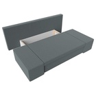 Прямой диван «Сан Марко», ППУ, механизм еврокнижка, рогожка, цвет амур серый  (артикул 10842528)  большой выбор товаров оптом и в розницу по низким ценам с доставкой