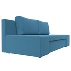 Прямой диван «Сан Марко», ППУ, механизм еврокнижка, рогожка, цвет амур голубой  (артикул 10842529)  большой выбор товаров оптом и в розницу по низким ценам с доставкой