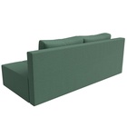 Прямой диван «Сан Марко», ППУ, механизм еврокнижка, рогожка, цвет амур зелёный  (артикул 10842531)  большой выбор товаров оптом и в розницу по низким ценам с доставкой