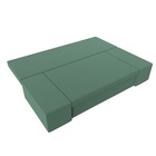 Прямой диван «Сан Марко», ППУ, механизм еврокнижка, рогожка, цвет амур зелёный  (артикул 10842531)  большой выбор товаров оптом и в розницу по низким ценам с доставкой