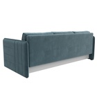 Прямой диван «Слим», ППУ, механизм еврокнижка, велюр, цвет бирюзовый - Фото 5