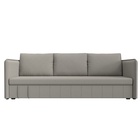 Прямой диван «Слим», ППУ, механизм еврокнижка, рогожка, цвет амур бежевый  (артикул 10842539)  большой выбор товаров оптом и в розницу по низким ценам с доставкой